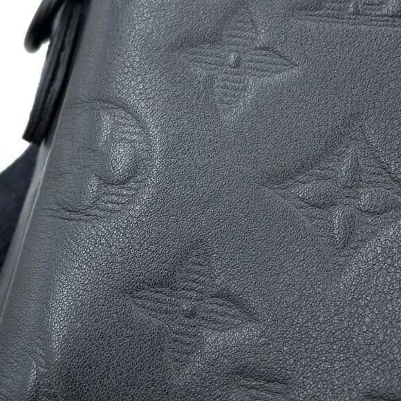 LOUIS VUITTON Double phone pouch Monogram Shadow Noir - Picture 7 of 16